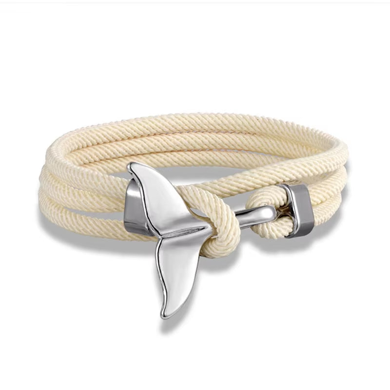 TideBond™ Whale Tail &amp; Anchor Bracelet – Ocean-Inspired Symbol of Unity for Hearts That Drift Together