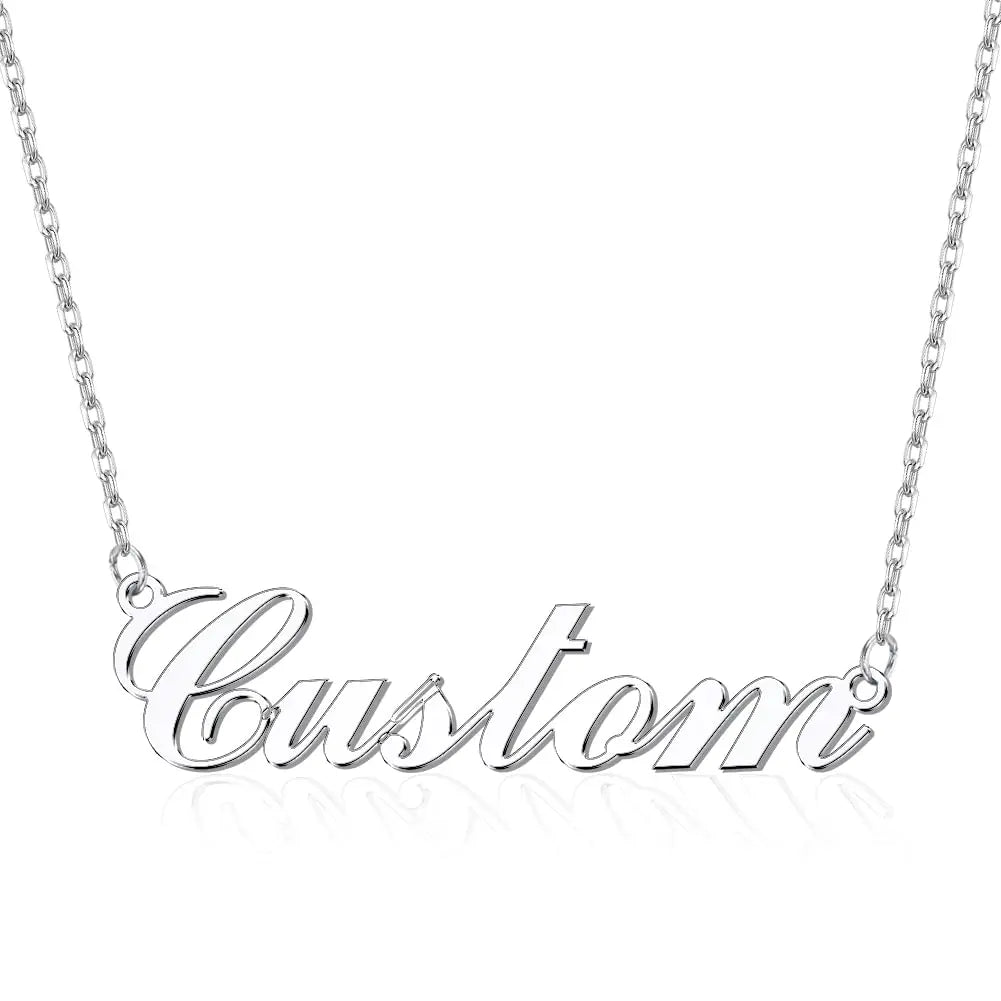Name Necklace – Custom Personalized Name Pendant | Elegant &amp; Meaningful Jewelry Gift for Women