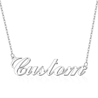 Name Necklace – Custom Personalized Name Pendant | Elegant &amp; Meaningful Jewelry Gift for Women