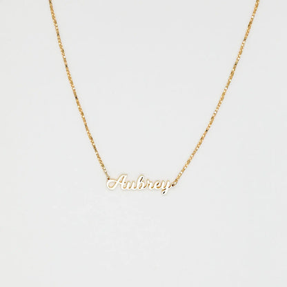 Name Necklace – Custom Personalized Name Pendant | Elegant &amp; Meaningful Jewelry Gift for Women