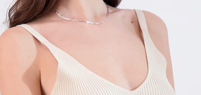Pori Jewelry Sterling Silver Paperclip Chain Necklaces – Multiple Sizes &amp; Lengths (16&quot; to 36&quot;)