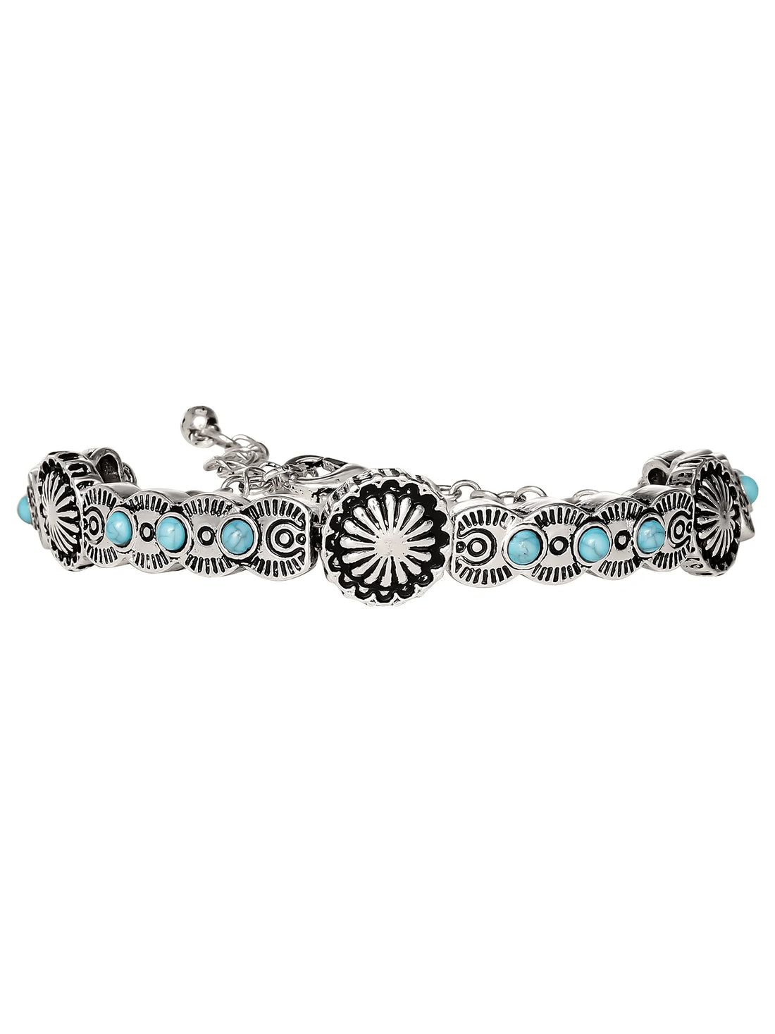 Turquoise Stone Bracelet – Natural Healing Gemstone Jewelry