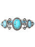 Faux Turquoise Stone Stretch Bracelet – Boho Chic Beaded Bracelet for Women & Teens