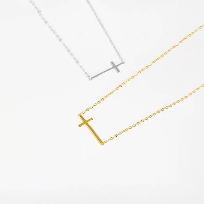 PureGrace™ 925 Sterling Silver Cross Necklace – Timeless Elegance, Redefined