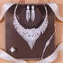 Luxury Indian Bridal Jewelry Set for Women – Fashion Tassel Rhinestone Necklace & Earrings Set | Wedding Accessories