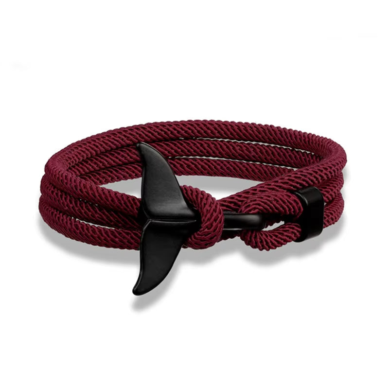 TideBond™ Whale Tail &amp; Anchor Bracelet – Ocean-Inspired Symbol of Unity for Hearts That Drift Together