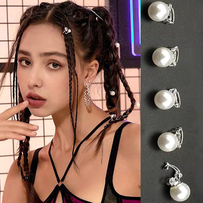✨ 30Pcs Mini Pearl Hair Pins – Elegant White Pearl Hair Accessories for Women &amp; Girls