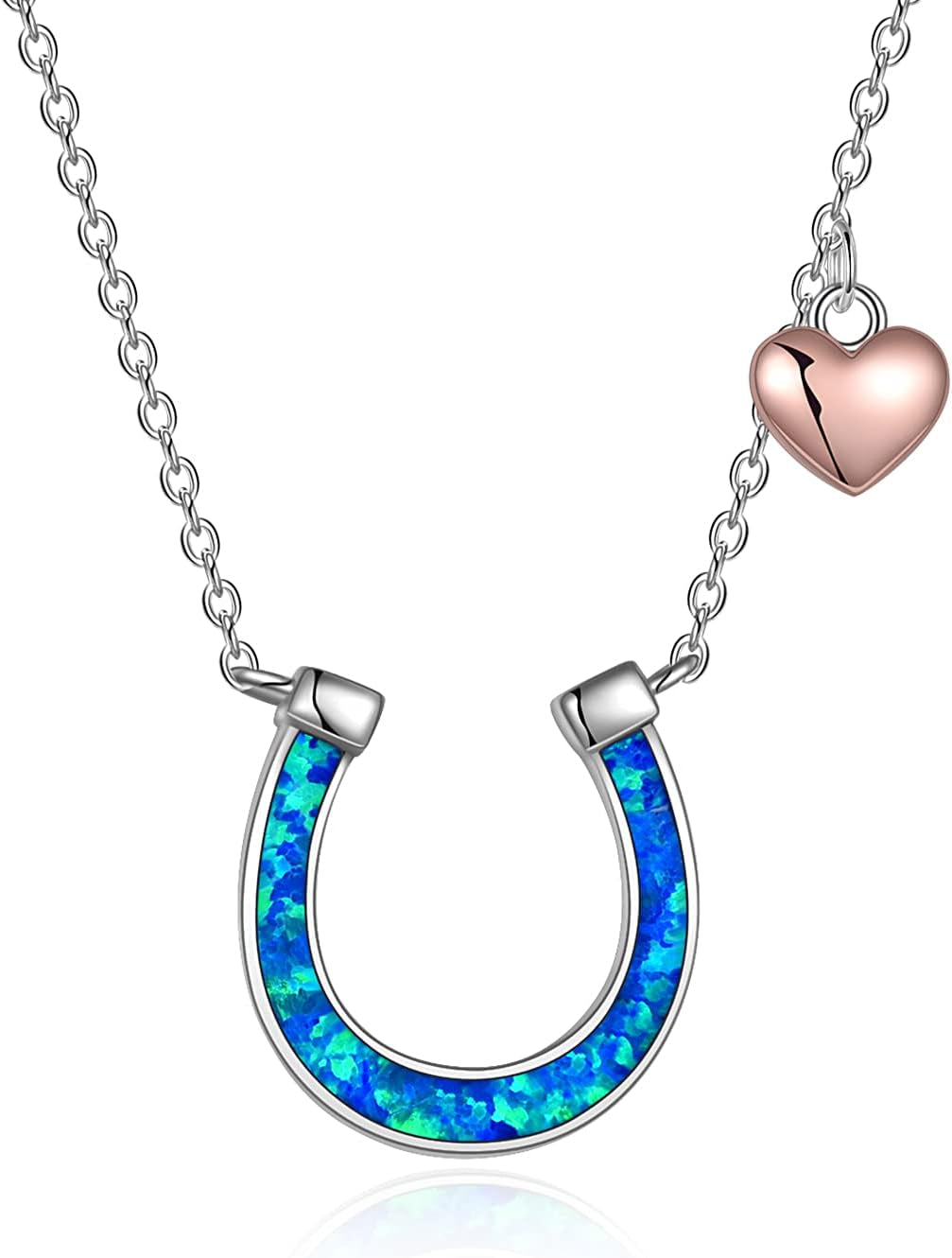 Horseshoe Necklace for Women – Sterling Silver Horse Jewelry Gift