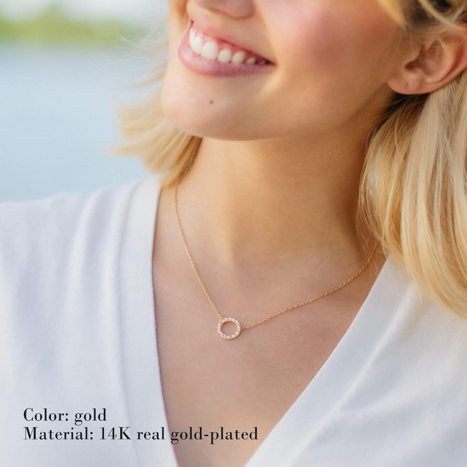 Layered Necklaces for Women – 14K Gold Plated Dainty Choker &amp; Pendant Necklace Set | Adjustable, Trendy Multi-Layer Jewelry