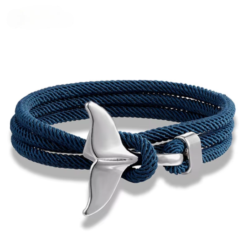TideBond™ Whale Tail &amp; Anchor Bracelet – Ocean-Inspired Symbol of Unity for Hearts That Drift Together